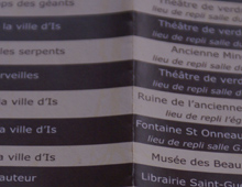 Programme du Festival « Itinéraire Légendaire en Finistère »