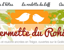 Le site de la Fermette du Rohiou.