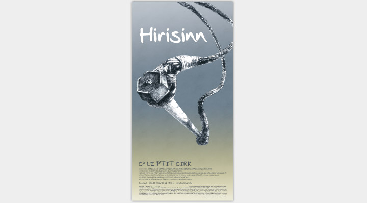 Affiche Cie P'tit Cirk - Hirisinn